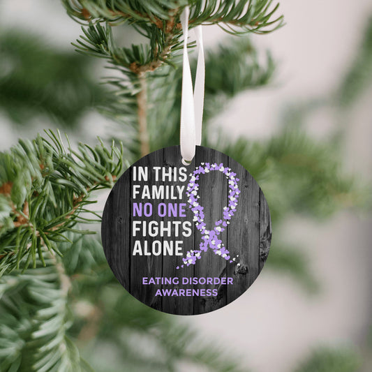 Eating Disorder Awareness Christmas Ornament