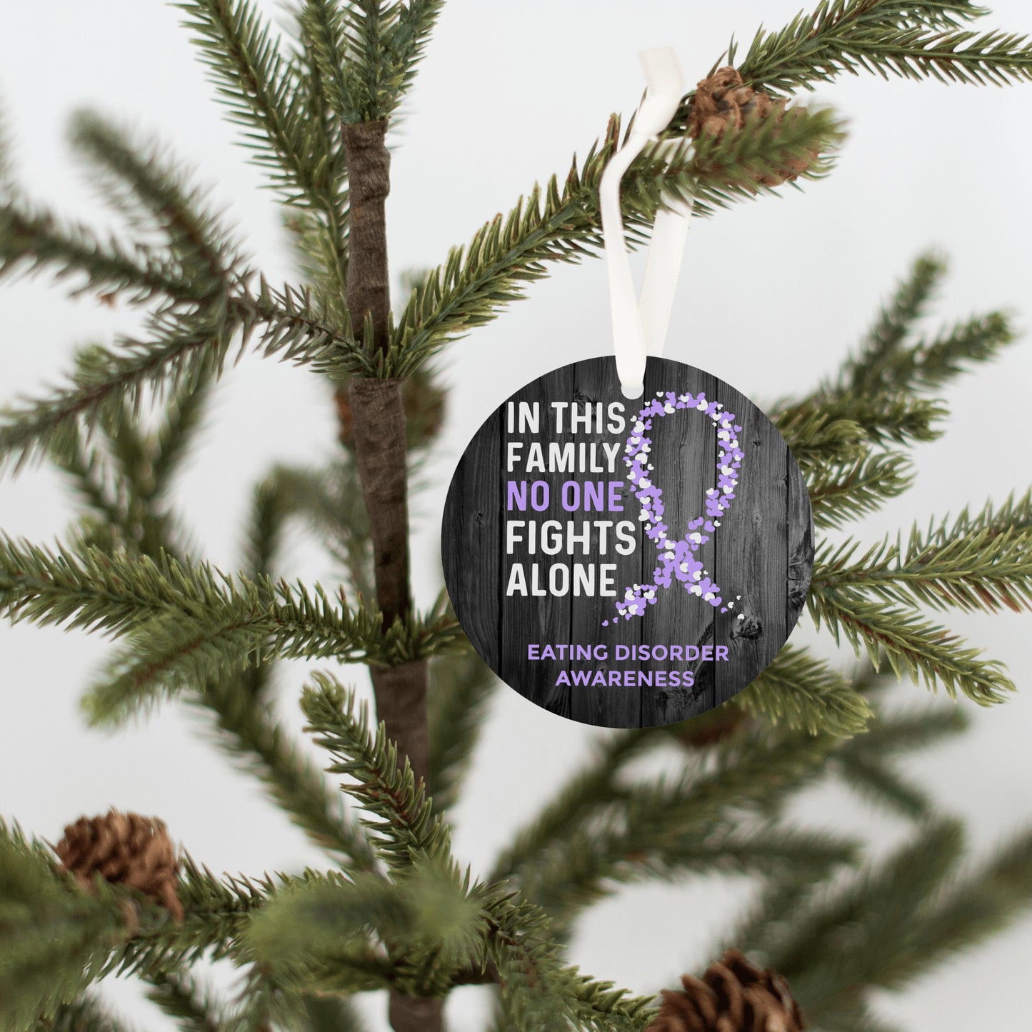 Eating Disorder Awareness Christmas Ornament