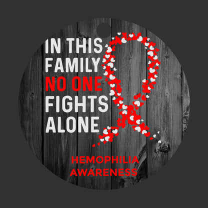 Hemophilia Awareness Christmas Ornament