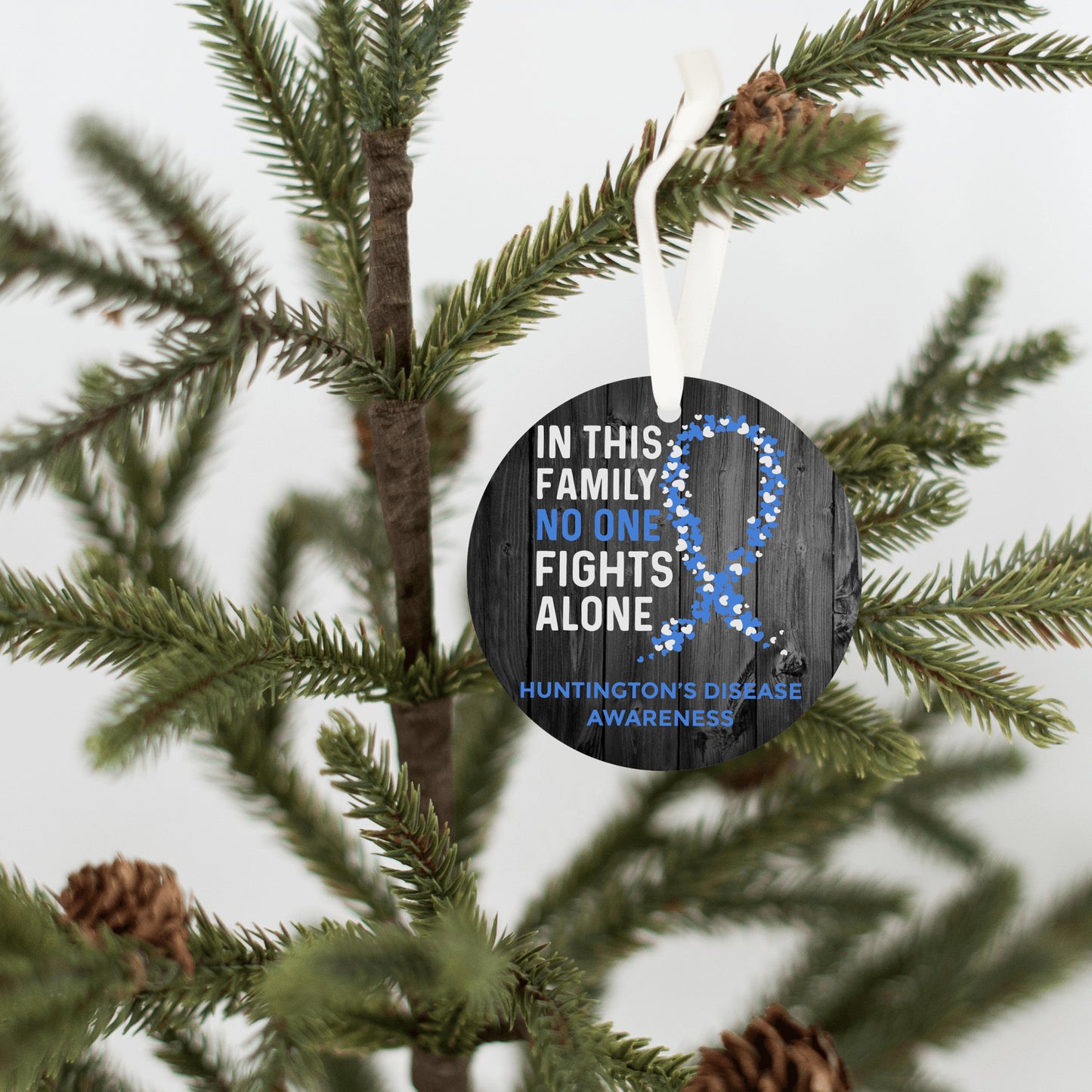 Huntington's Disease Awareness Christmas Ornament
