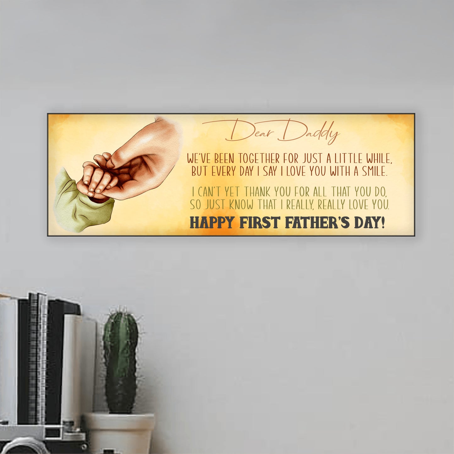 First Father's Day Father's Day Sign