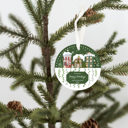 Customer Christmas Ornament, Custom Company Logo Ornament, Bulk Order Appreciation Ornaments, Thank You Christmas Gift,