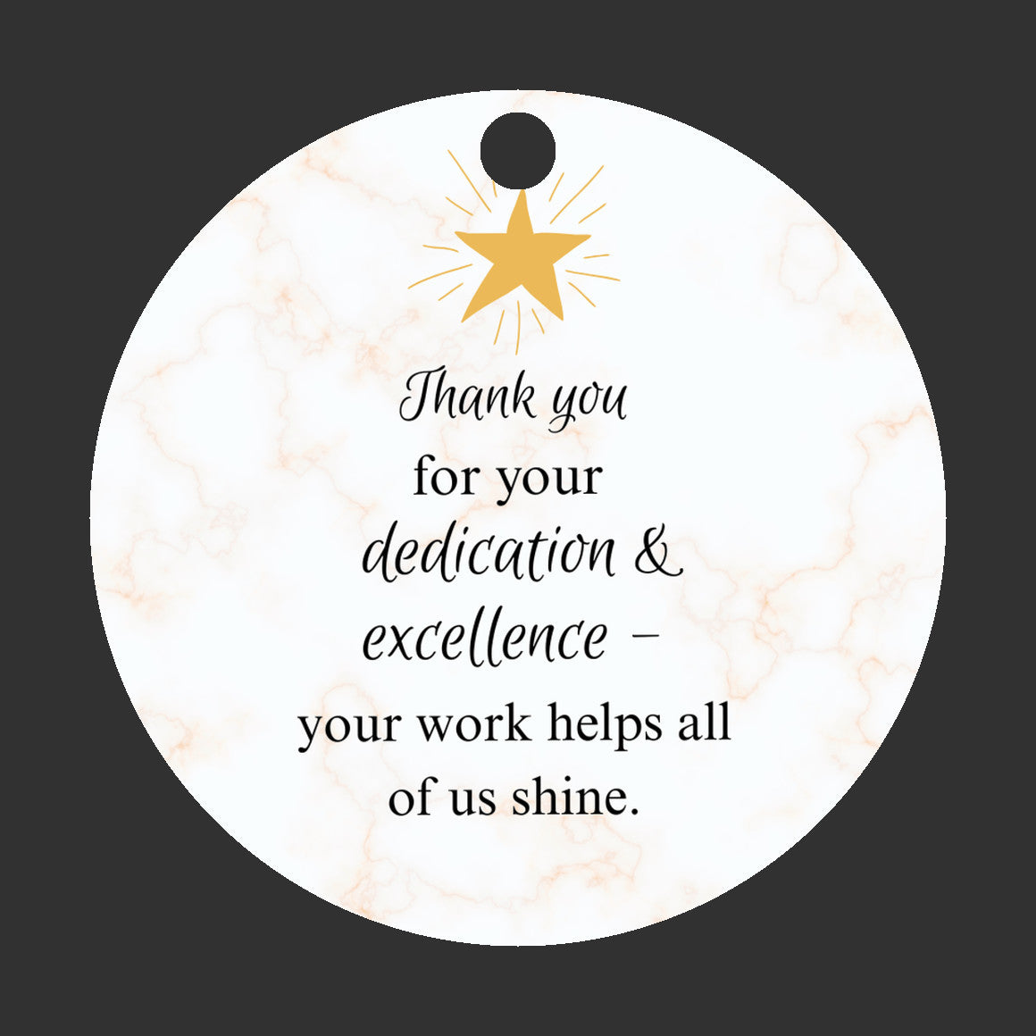 Thank you Ornament, Christmas Thank you Ornament, Christmas Thank you gift