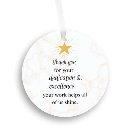 Thank you Ornament, Christmas Thank you Ornament, Christmas Thank you gift